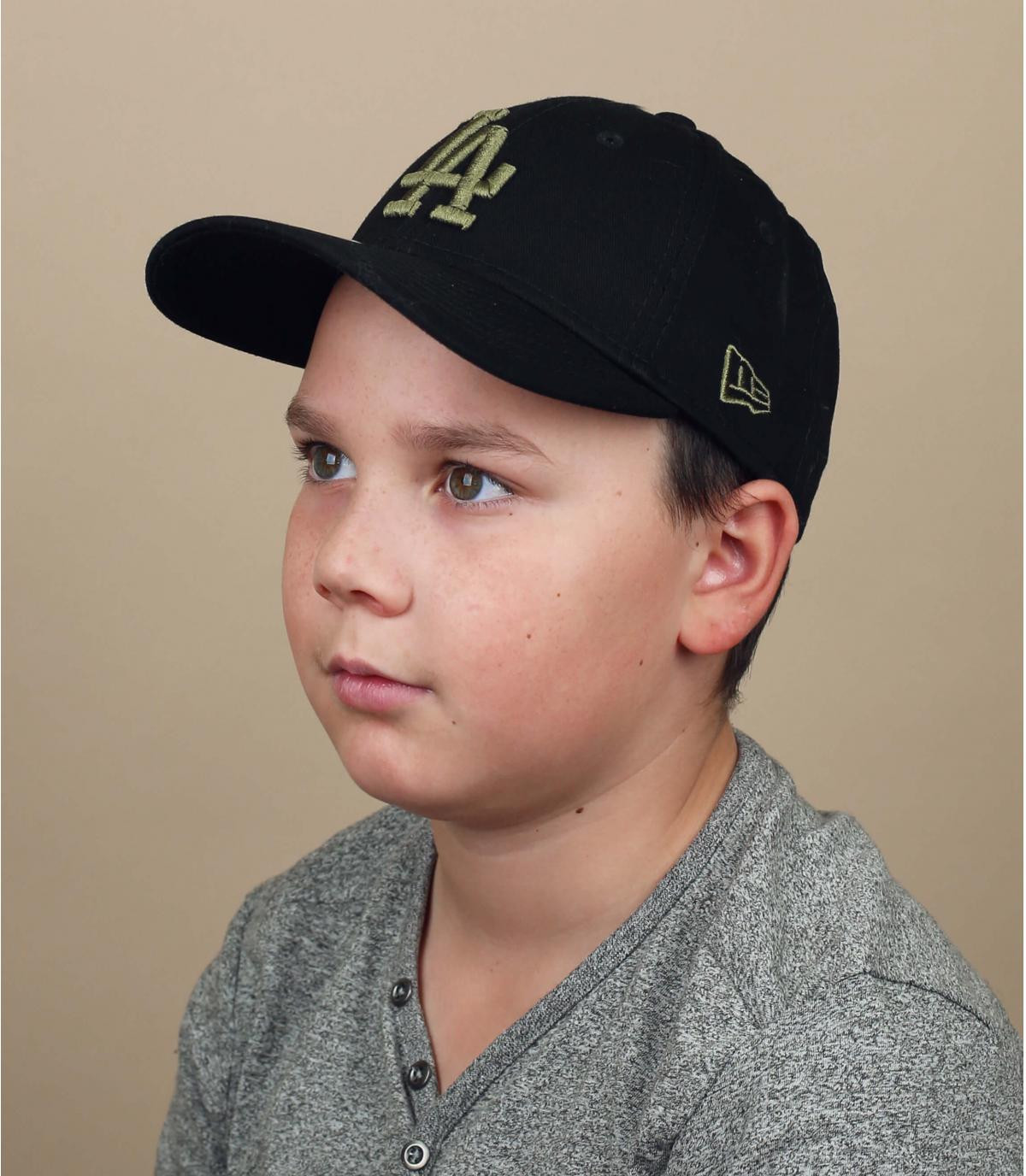 black LA child cap Kids Ess 940 LA black olive black LA child cap Kids Ess 940 LA black olive